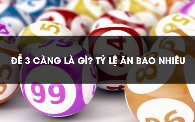 dàn đề 3 càng khu vực miền bắc